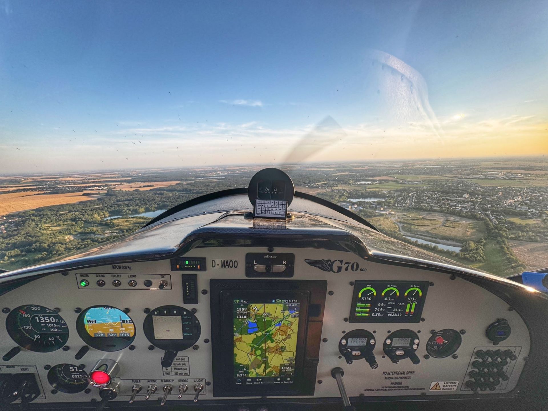 Rundflug Leipzig und Seen